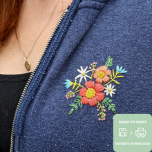 Load image into Gallery viewer, Floral Stick & Stitch (Digital Download)