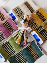 Load image into Gallery viewer, Embroidery Floss Palette - Warm Floral