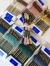 Load image into Gallery viewer, Embroidery Floss Palette- Blue Floral