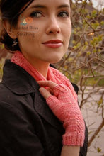Load image into Gallery viewer, Pink Grapefruit Cowl And Mitts Pattern