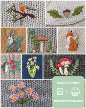 Load image into Gallery viewer, Woodland Collection Stick &amp; Stitch (Digital Download)
