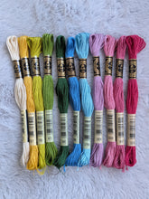 Load image into Gallery viewer, Rose Bouquet  Embroidery Floss Palette
