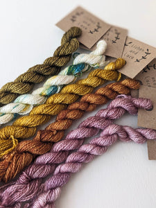 Lichen and Lace Embroidery Yarn Bundle